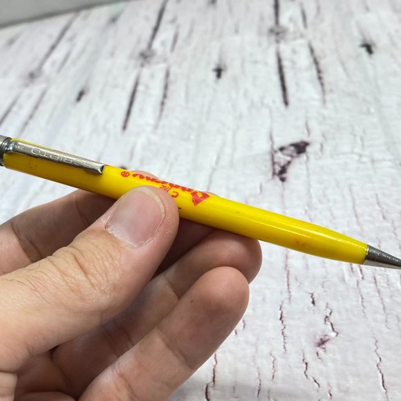 Vintage Scripto Mechanical Pencil YELLOW, made in canada - Picture 5 of 10